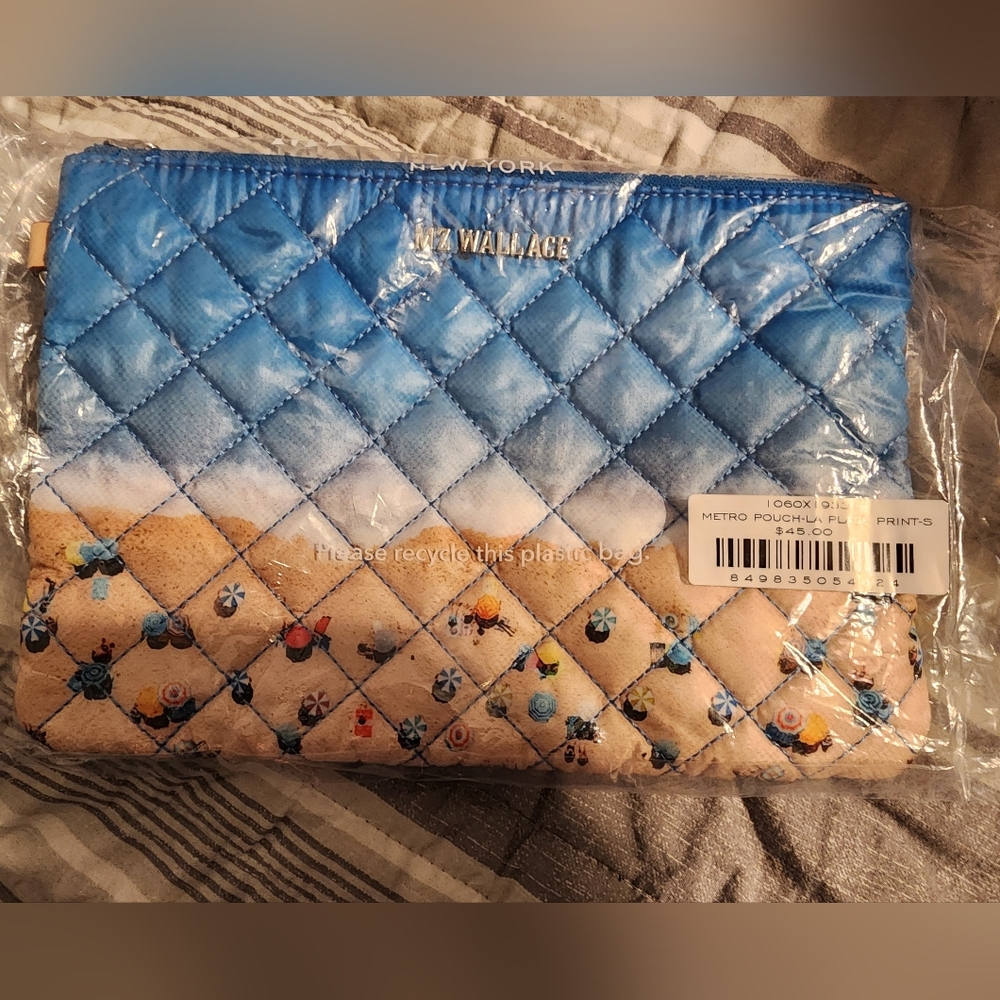 Mz Wallace Small metro pouch la plage beach